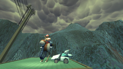 Screenshot demonstrating Nova's ability to shapeshift into a car.