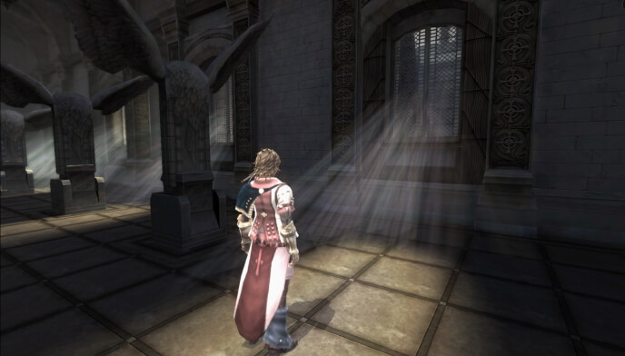 A screenshot of the game featuring volumetric lighting